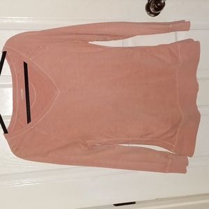 Calvin Klein peachy orangey long sleeved shirt